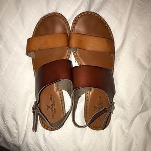 AE leather sandals